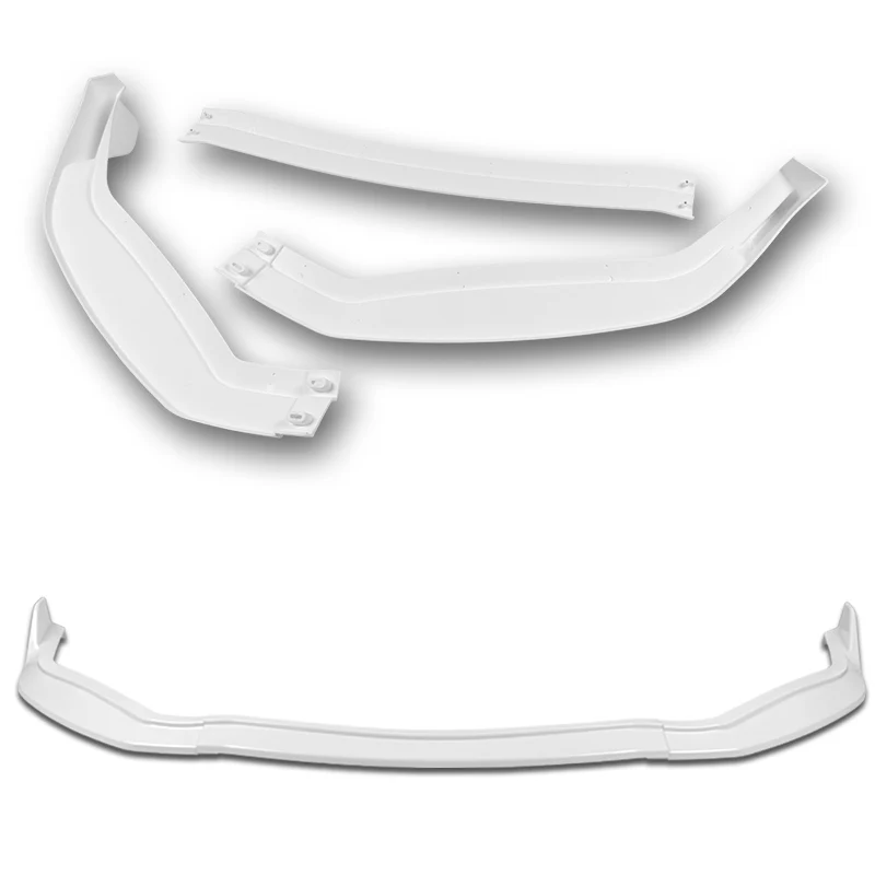 For 2016-2019 Lexus GS-Series Painted White V2-Style 3Pcs  Front Bumper Spoiler Lip - Image 4