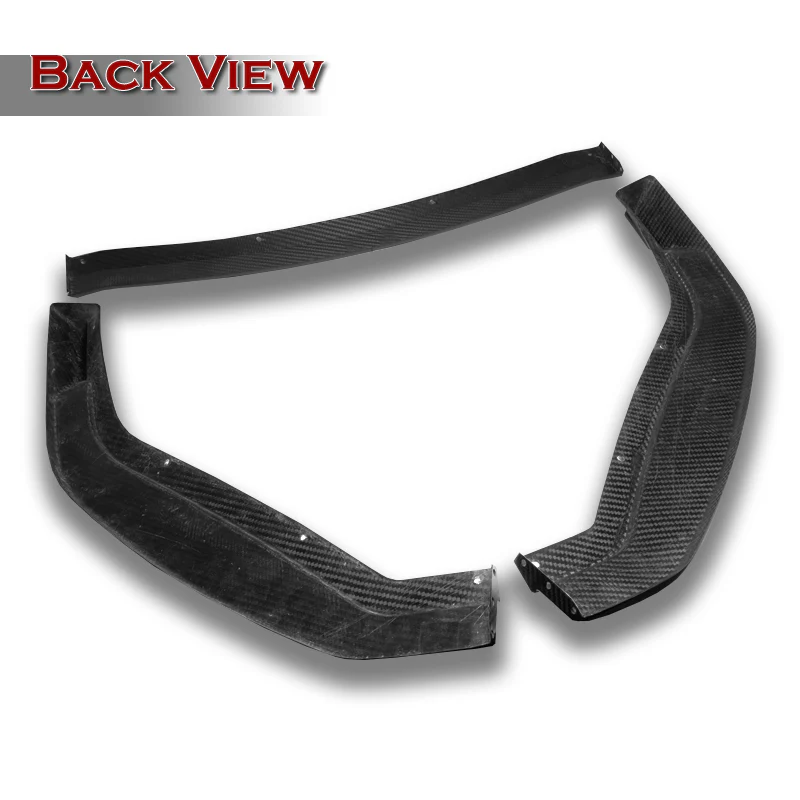 For 2016-2019 Lexus GS-Series V2 Carbon Fiber 3Pcs  Front Bumper Splitter Spoiler Lip - Image 4