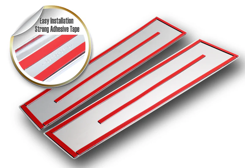 For 2016 - 2019 Nissan Titan Crew Cab 4-DR/Sedan Mirror Chrome Exterior Stainless Car Window Door Pillar Trim 4-PCS - Image 2