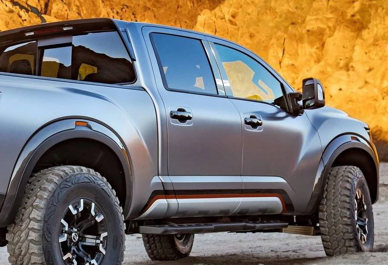 For 2016 - 2019 Nissan Titan Crew Cab 4-DR/Sedan Mirror Chrome Exterior Stainless Car Window Door Pillar Trim 4-PCS - Image 3