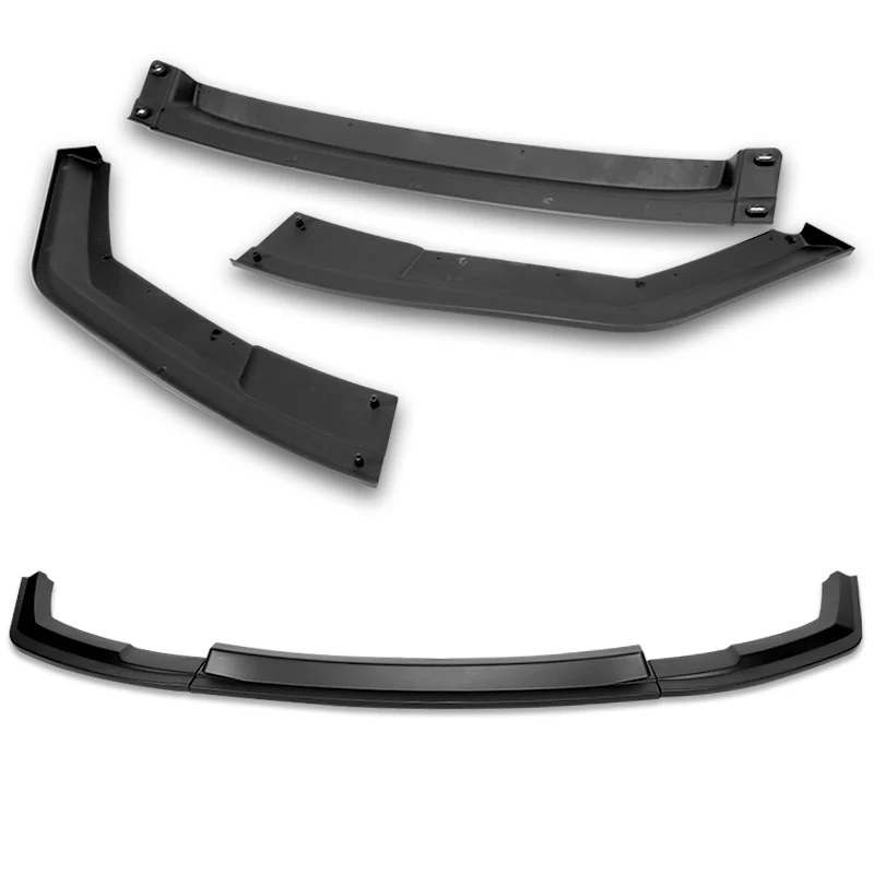 For 2016-2020 BMW M2 F87 RA-Style 3-Pcs Matt Black Front Bumper Spoiler Splitter Lip - Image 4