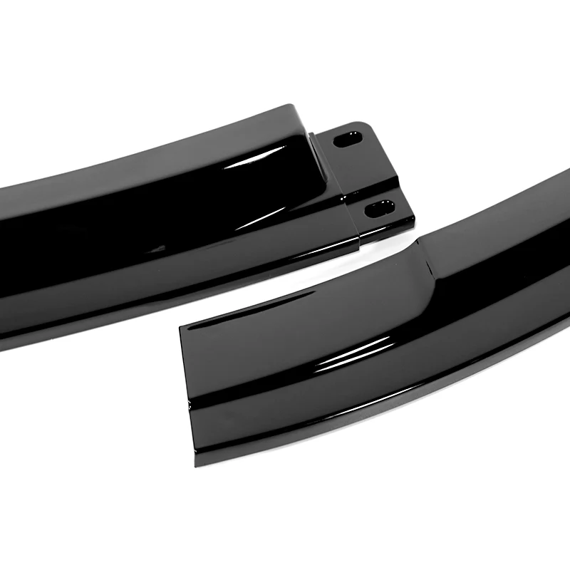 For 2016-2020 BMW M2 F87 RA-Style 3-Pcs Painted BLK Front Bumper Spoiler Splitter Lip - Image 2