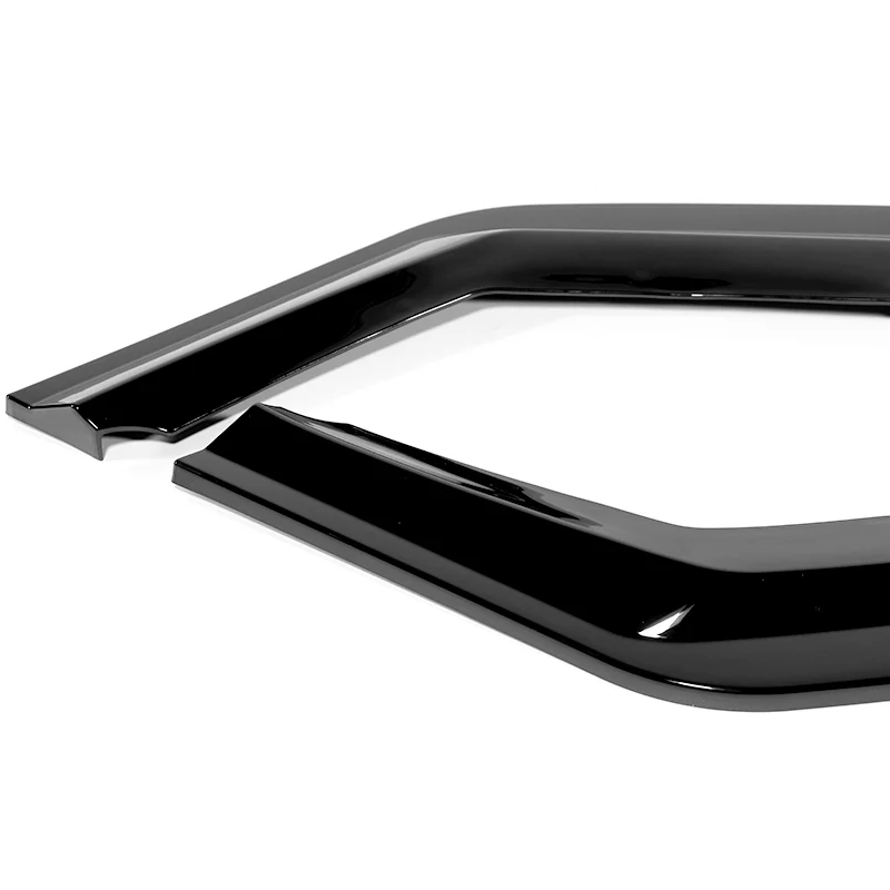 For 2016-2020 BMW M2 F87 RA-Style 3-Pcs Painted BLK Front Bumper Spoiler Splitter Lip - Image 3