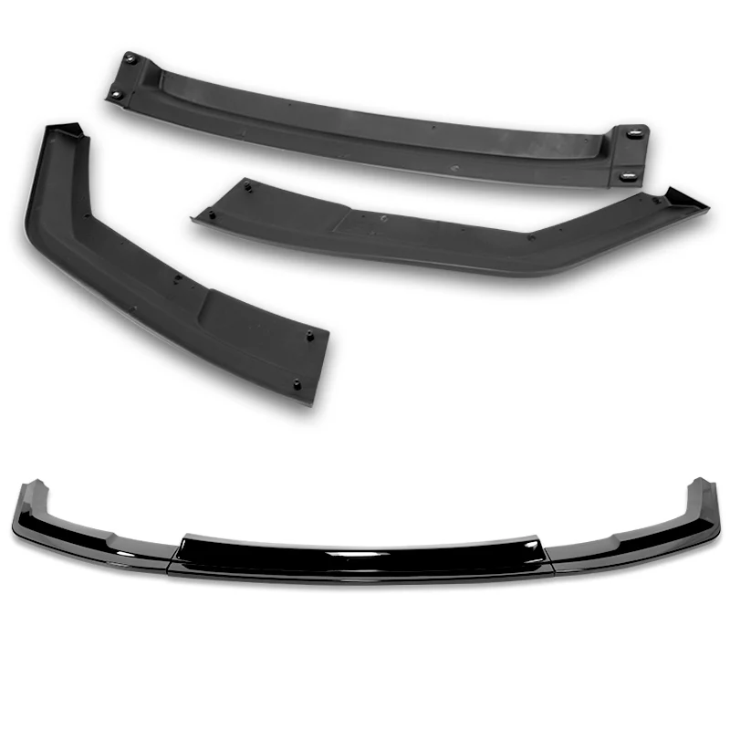 For 2016-2020 BMW M2 F87 RA-Style 3-Pcs Painted BLK Front Bumper Spoiler Splitter Lip - Image 4