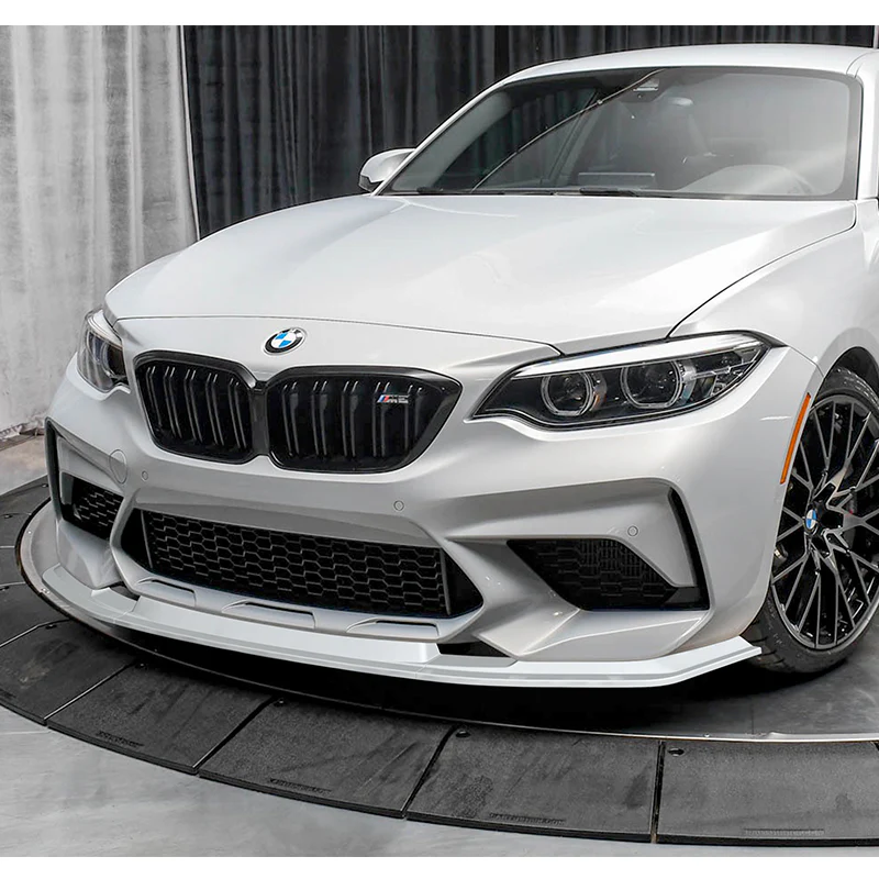 For 2016-2020 BMW M2 F87 RA-Style 3-Pcs Painted WH Front Bumper Spoiler Splitter Lip - Image 5