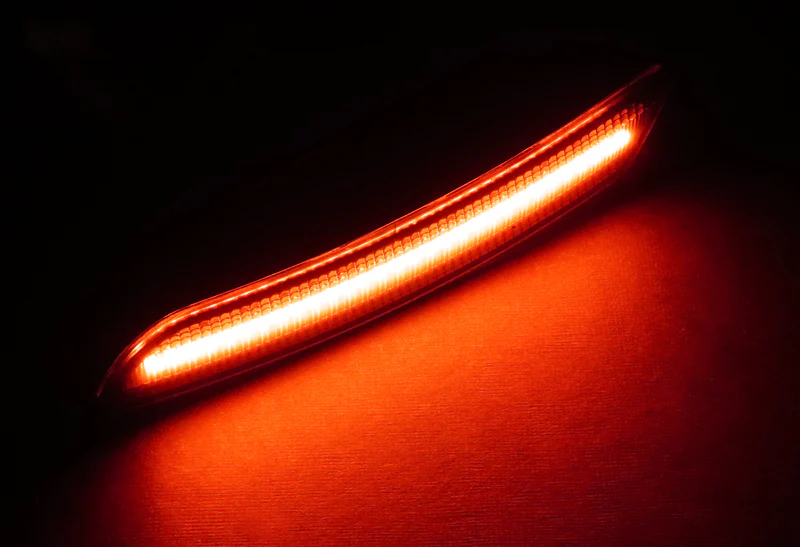 For 2016 – 2020 Chevrolet Chevy Camaro SS LT LED Rear Turn Signal Side Marker Lights -Smoke Lens - Image 3