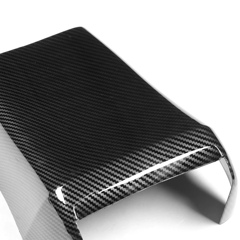 For 2016 – 2021 Honda Civic 10th Gem Center Armrest Anti- Kick Cover Trim -Carbon Fiber Look - Image 3
