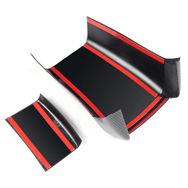 For 2016 – 2021 Honda Civic 10th Gem Center Armrest Anti- Kick Cover Trim -Carbon Fiber Look - Image 4