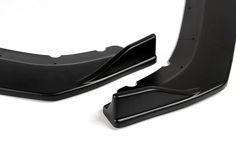 For 2016-2021 Honda Civic 10th Matte Black Front Bumper Splitter Spoiler Lip 3PCS - Image 3