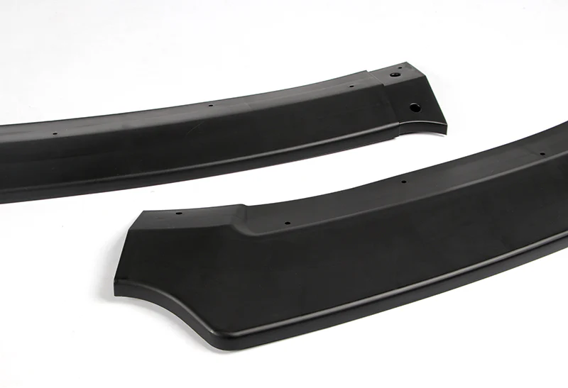 For 2016-2021 Honda Civic 10th Matte Black Front Bumper Splitter Spoiler Lip 3PCS - Image 4