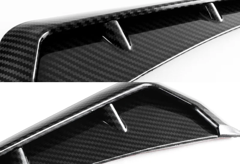 For 2016 – 2021 Honda Civic ABS Side Sport Air Wing Fender Vent Garnish Trim -Carbon Fiber Look - Image 3