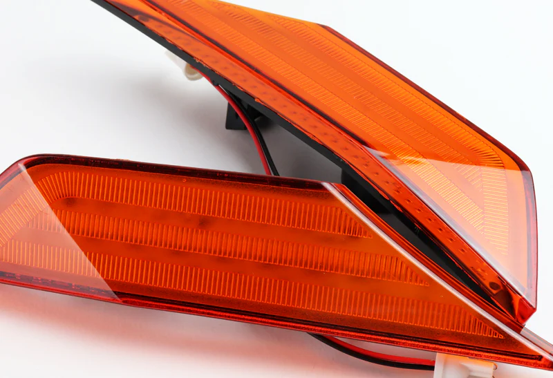 For 2016–2021 Honda Civic GEN10 LED Turn Signal Bumper Side Marker Lights -Amber Lens - Image 2