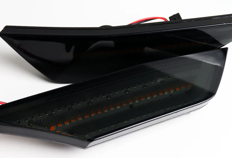 For 2016–2021 Honda Civic GEN10 LED Turn Signal Bumper Side Marker Lights -Smoke Lens - Image 2