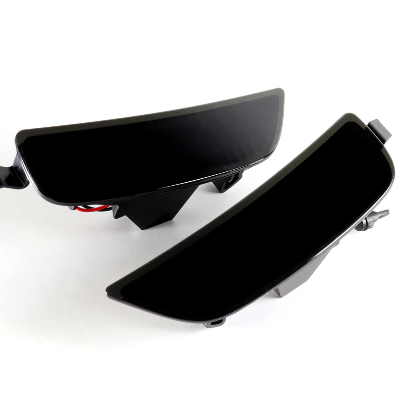 For 2016–2021 Mazda MX5 Miata Red LED Turn Signal Rear Side Marker Lights -Smoked Lens - Image 2