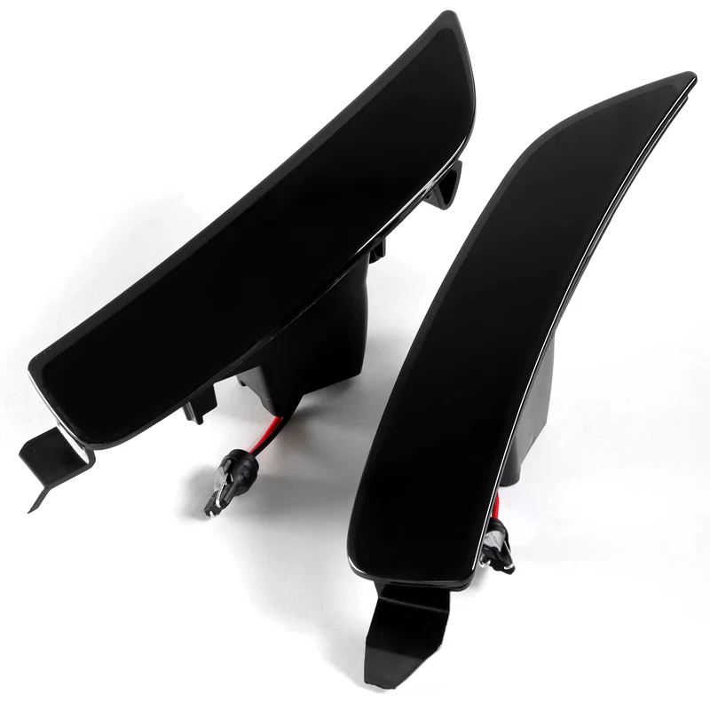 For 2016–2021 Mazda MX5 Miata Amber LED Turn Signal Front Side Marker Lights -Smoked Lens - Image 2