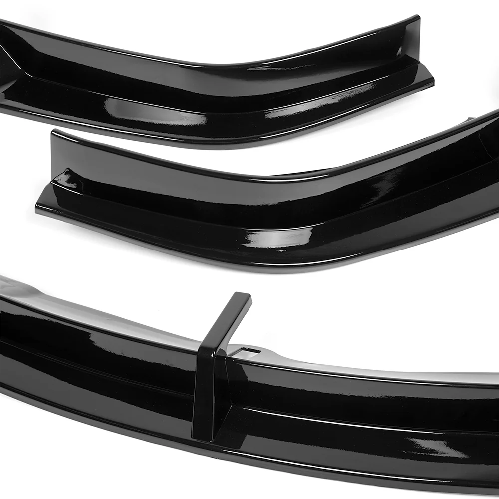 For 2016 - 2021 Tesla Model X Front Bumper Splitter Spoiler Lip 5PCS -Painted Black - Image 4