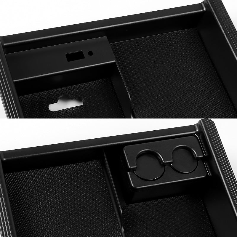 For 2016 - 2021 Toyota Tacoma Center Console Organizer Tray Armrest Storage Box - Image 2