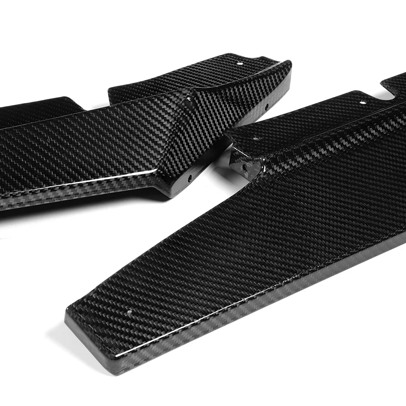 For 2016-2024 Chevy Camaro 1LE-Style Carbon Fiber Front Bumper Splitter Spoiler Lip 3PCS - Image 3