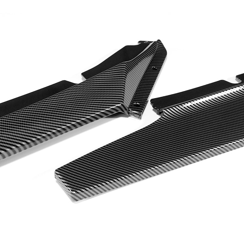 For 2016-2024 Chevy Camaro 1LE-Style Carbon Look Front Bumper Splitter Spoiler Lip 3PCS - Image 2
