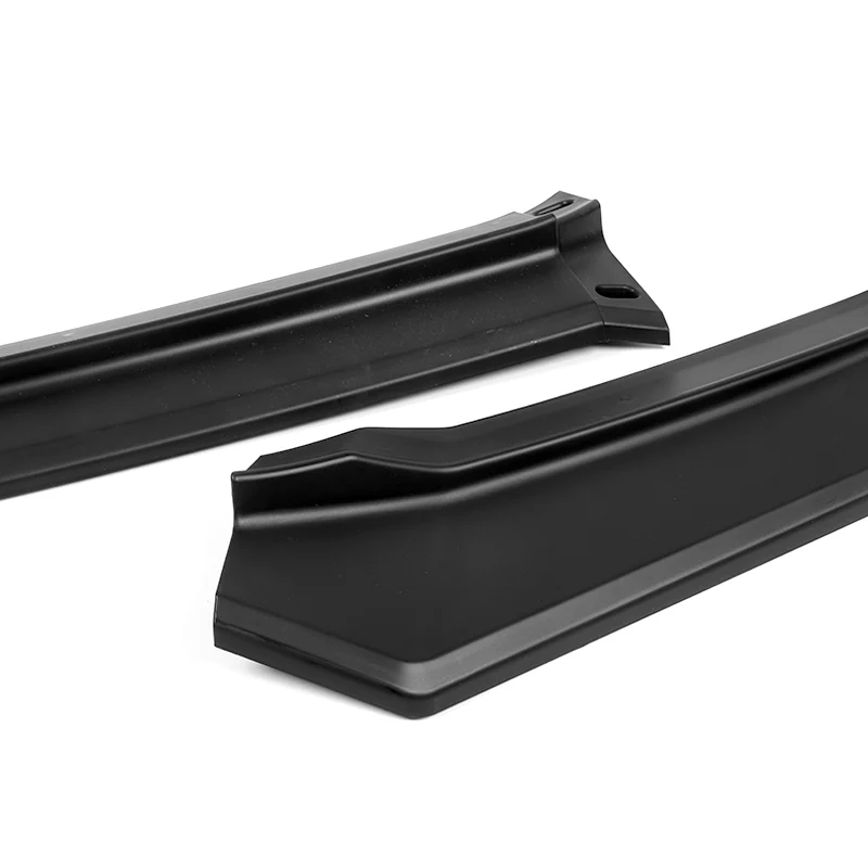 For 2022-2024 Honda Civic Sedan 11Th Matte Black Front Bumper Splitter Spoiler Lip 3PCS - Image 2