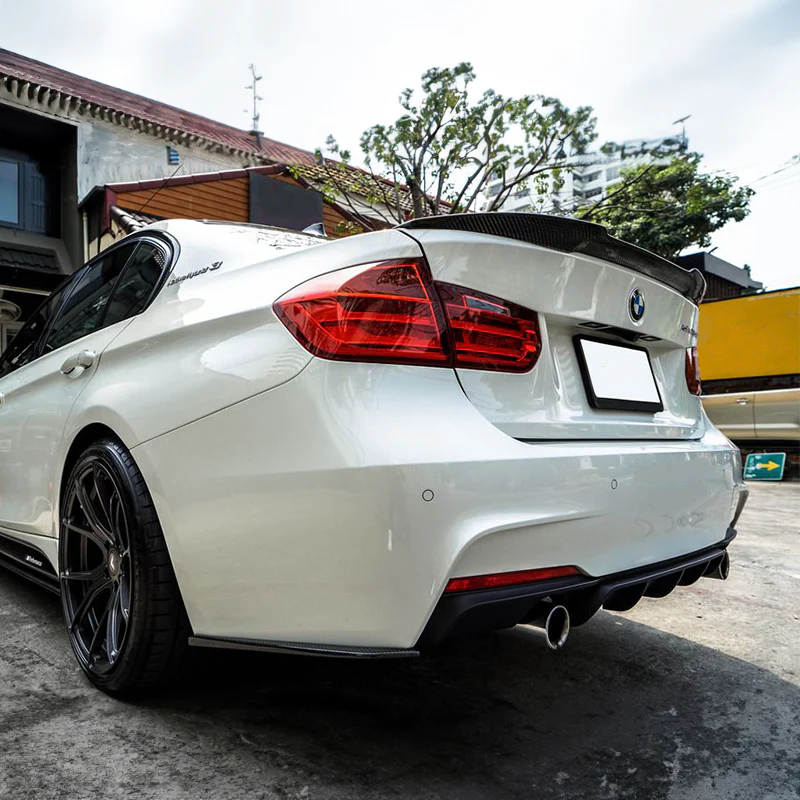 For 2013-2018 BMW 330i 335i 340i 320i Real Carbon Fiber Rear Trunk Spoiler Wing - Image 5
