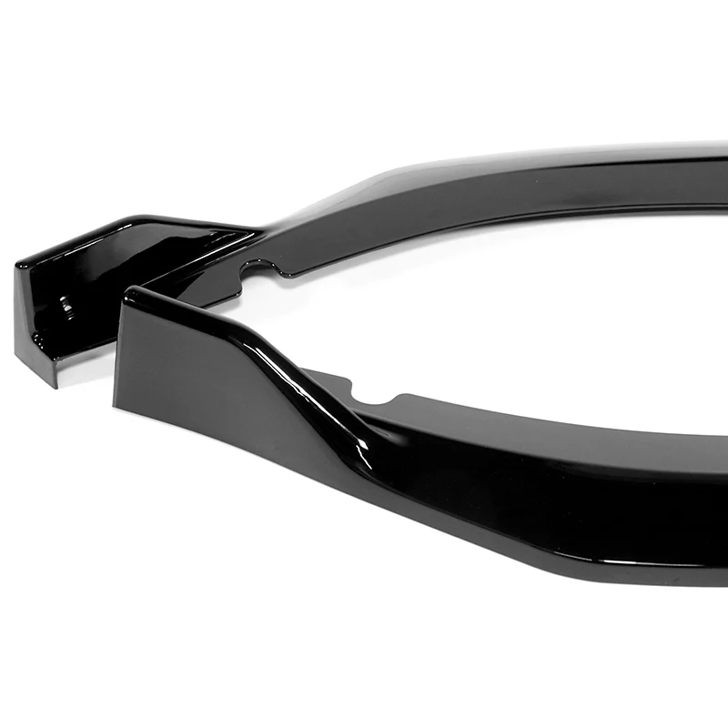 For 2017-2019 Corolla SE XSE GT-Style 3-PCS  Painted Black Front Bumper Spoiler Lip - Image 3
