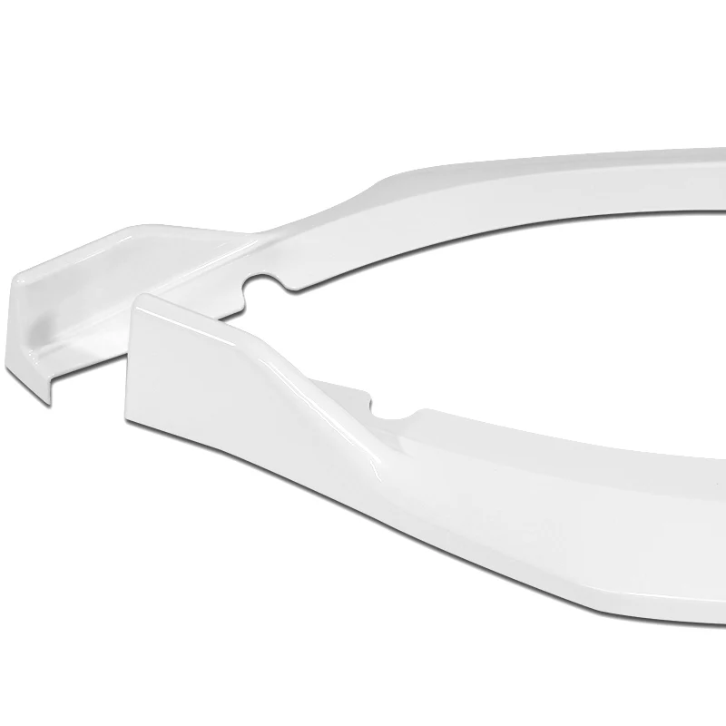 For 2017-2019 Corolla SE XSE GT-Style 3-PCS Painted White Front Bumper Spoiler Lip - Image 3