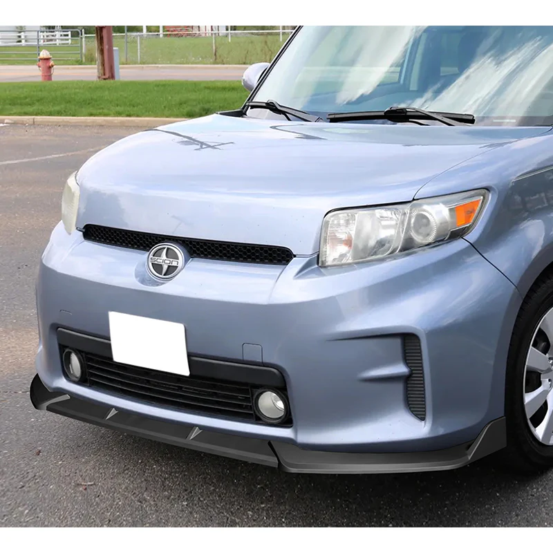 For 2011-2015 Scion xB STP-Style Matte Black Front Bumper Splitter Spoiler Lip 3PCS - Image 5