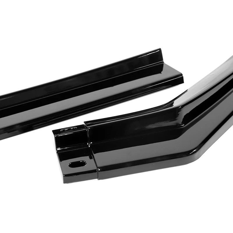 For 2017-2019 Subaru Impreza ST-Style Painted Black Front Bumper Splitter Spoiler Lip 3PCS - Image 2