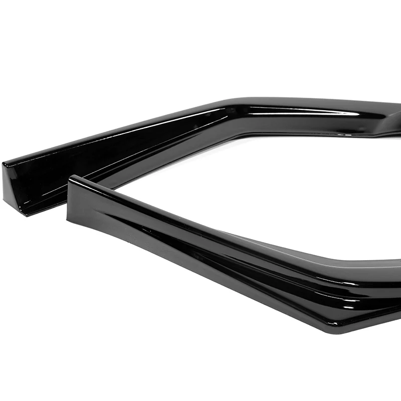 For 2017-2019 Subaru Impreza ST-Style Painted Black Front Bumper Splitter Spoiler Lip 3PCS - Image 3