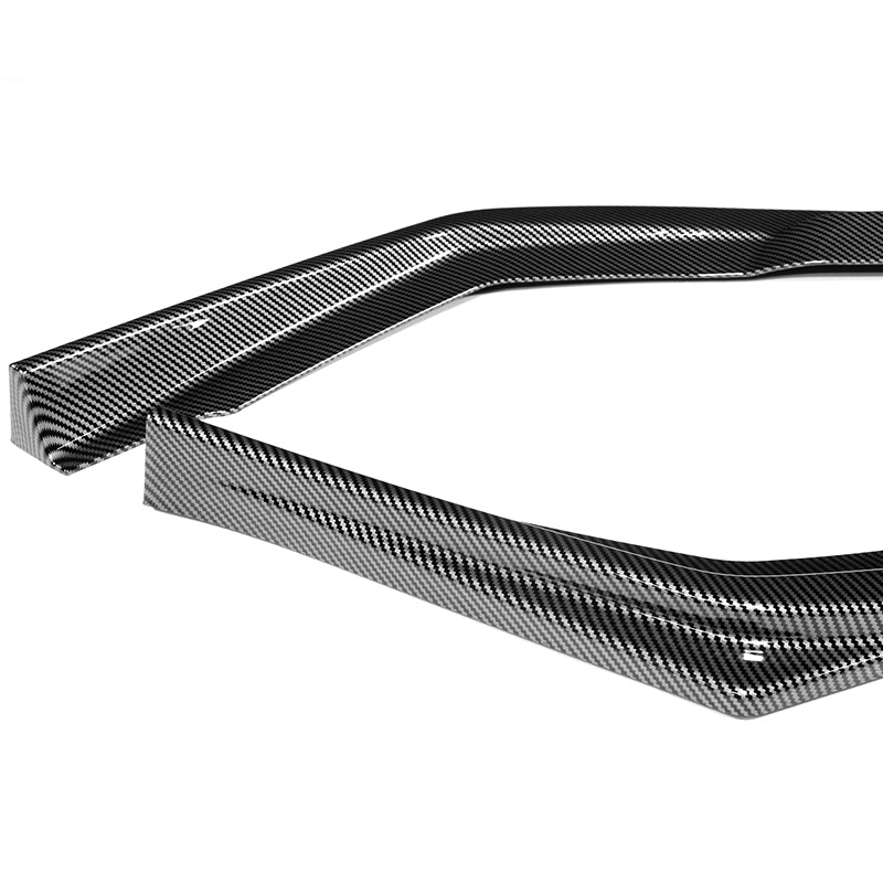 For 2017-2019 Subaru Impreza ST-Style Carbon Look Front Bumper Splitter Spoiler Lip 3PCS - Image 3