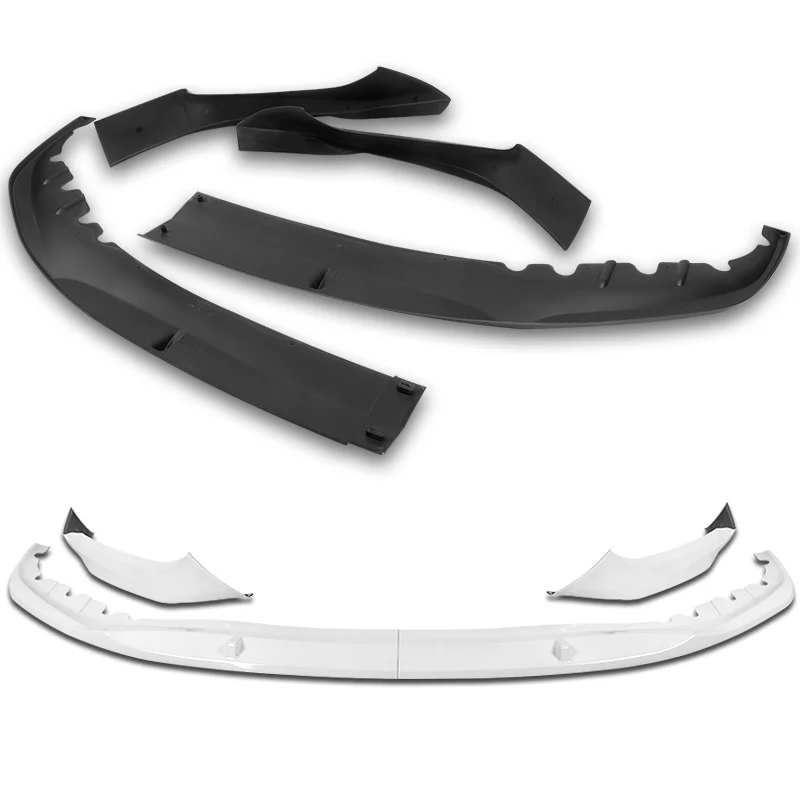 For 2017-2020 BMW 5-Series G30 M-Sport Painted White Front Bumper Splitter Spoiler Lip 3PCS - Image 4