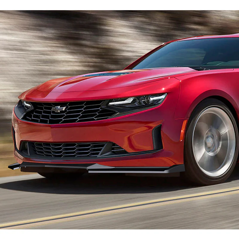 For 2016-2024 Chevy Camaro 1LE-Style Matte Black Front Bumper Splitter Spoiler Lip 3PCS - Image 5