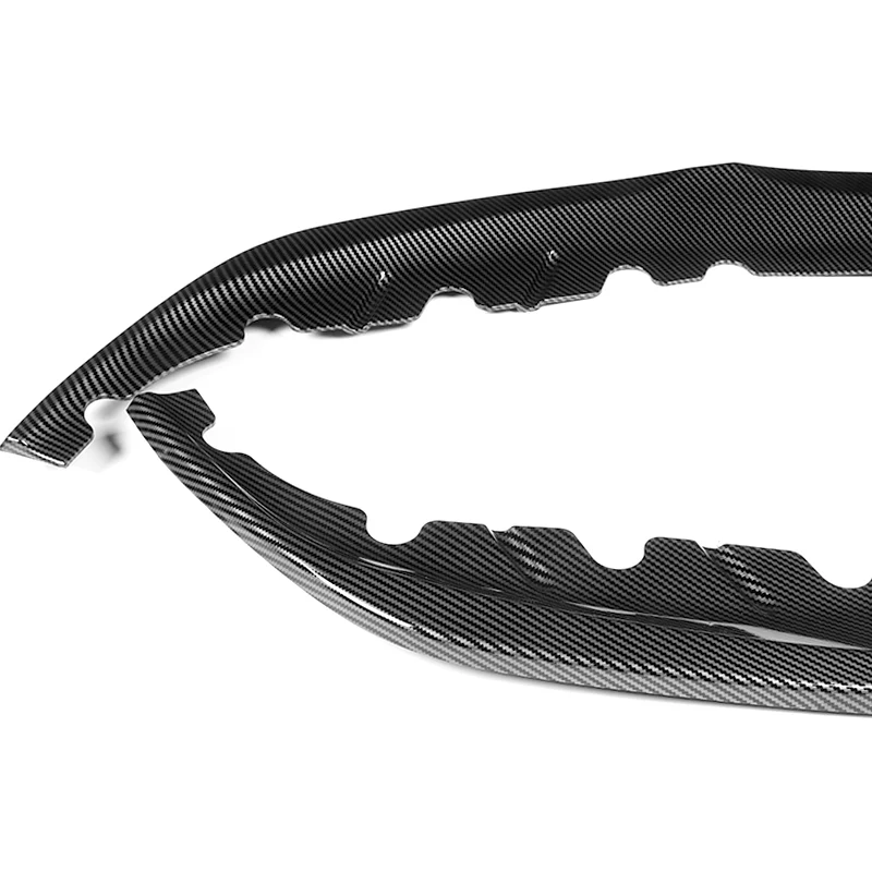 For 2017-2020 BMW 5-Series G30 M-Sport Carbon Look Front Bumper Splitter Spoiler Lip 3PCS - Image 3