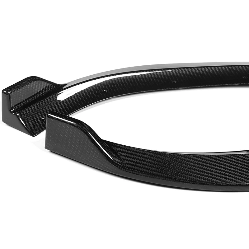 For 2017-2020 Mercedes E-Class Sport W213 Carbon Fiber Front Bumper Body Splitter Spoiler Lip 3PCS - Image 4