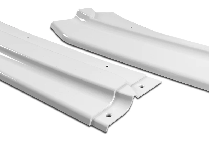 For 2017-2020 Subaru BRZ CS-Style Painted White Front Bumper Splitter Spoiler Lip 3PCS - Image 2