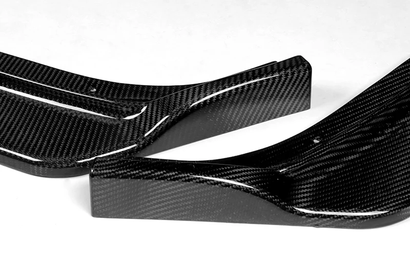 For 2017-2020 Subaru BRZ CS-Style Real Carbon Fiber Front Bumper Splitter Spoiler Lip 3PCS - Image 3