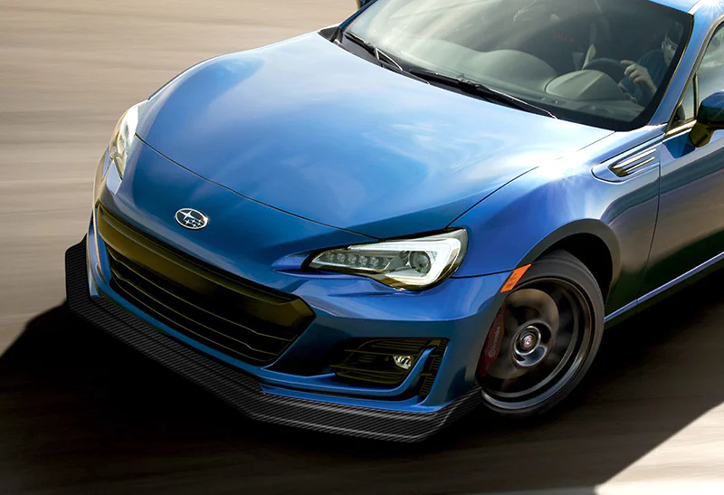 For 2017-2020 Subaru BRZ CS-Style Real Carbon Fiber Front Bumper Splitter Spoiler Lip 3PCS - Image 5