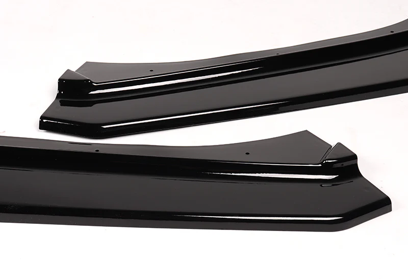 For 2017-2020 Subaru BRZ JDM CS-Style Painted Black Front Bumper Body Spoiler Lip 3 pcs - Image 5