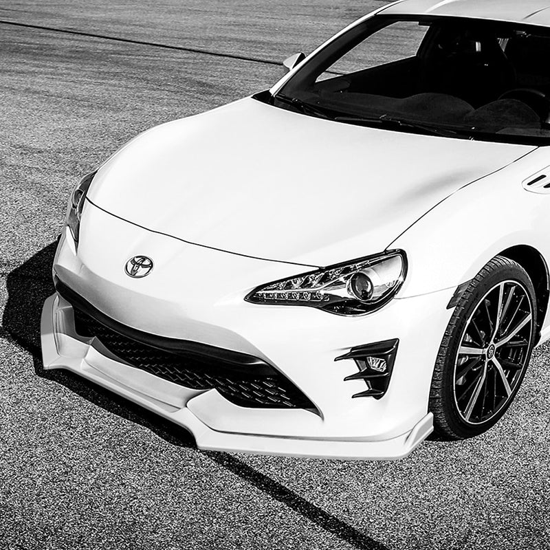 For 2017-2020 Toyota 86 JDM Painted White CS-Style Front Bumper Body Spoiler Lip - Image 5