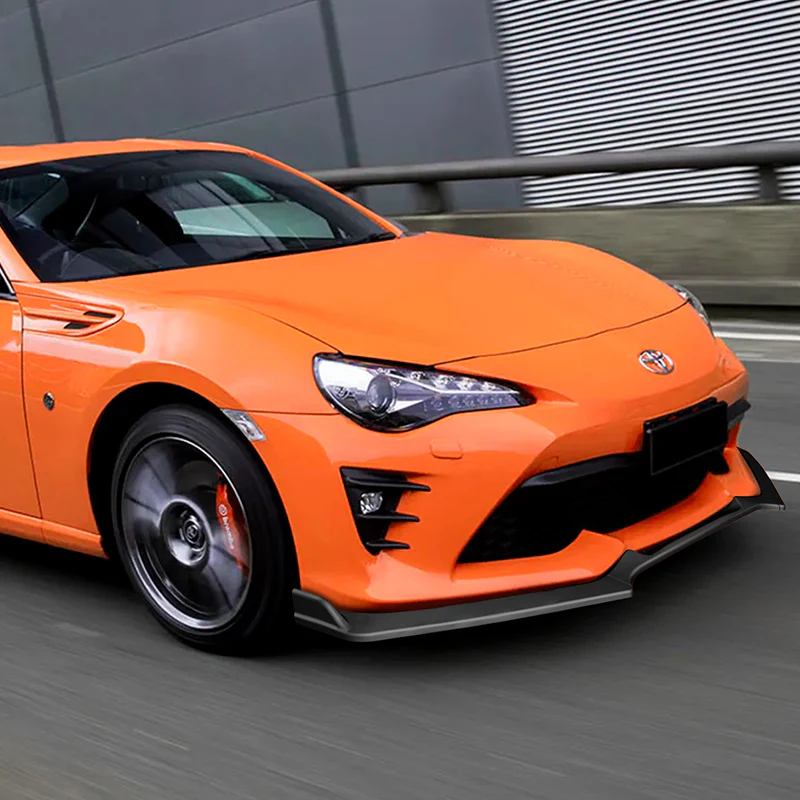 For 2017-2020 Toyota 86 JDM Matt Black CS-Style Front Bumper Body Spoiler Lip - Image 5