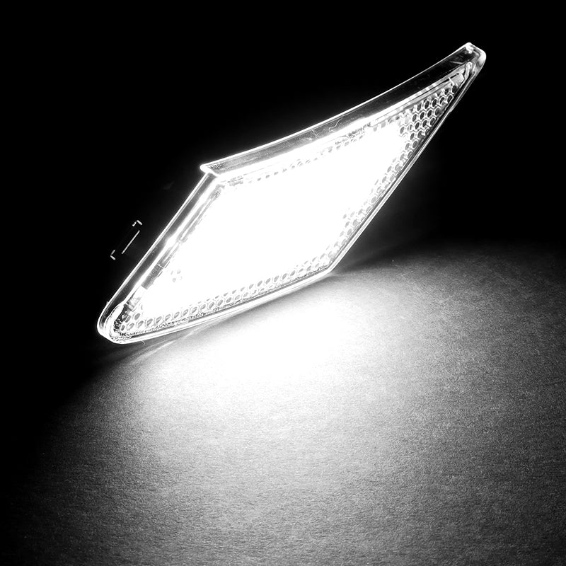 For 2017–2020 Toyota 86 White LED Turn Signal Bumper Side Marker Lights -Clear Lens - Image 5