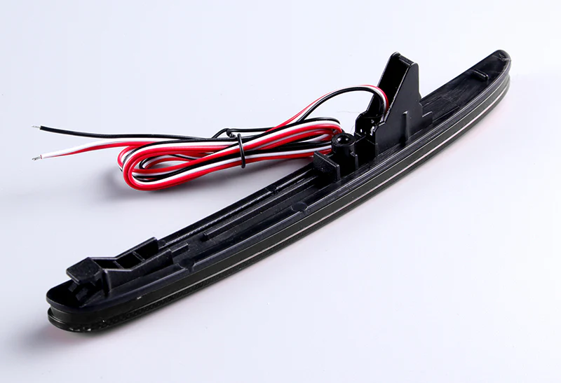 For 2017–2021 Honda Civic Hatchback / Type-R 48-LED Rear Bumper Reflector Lights -Smoke Lens - Image 3