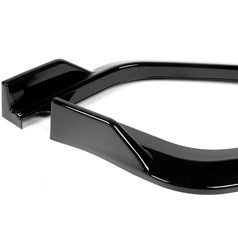 For 2017-2021 Honda Civic Si Coupe Sedan 3-PCS  Painted Black Front Bumper Spoiler Lip - Image 3