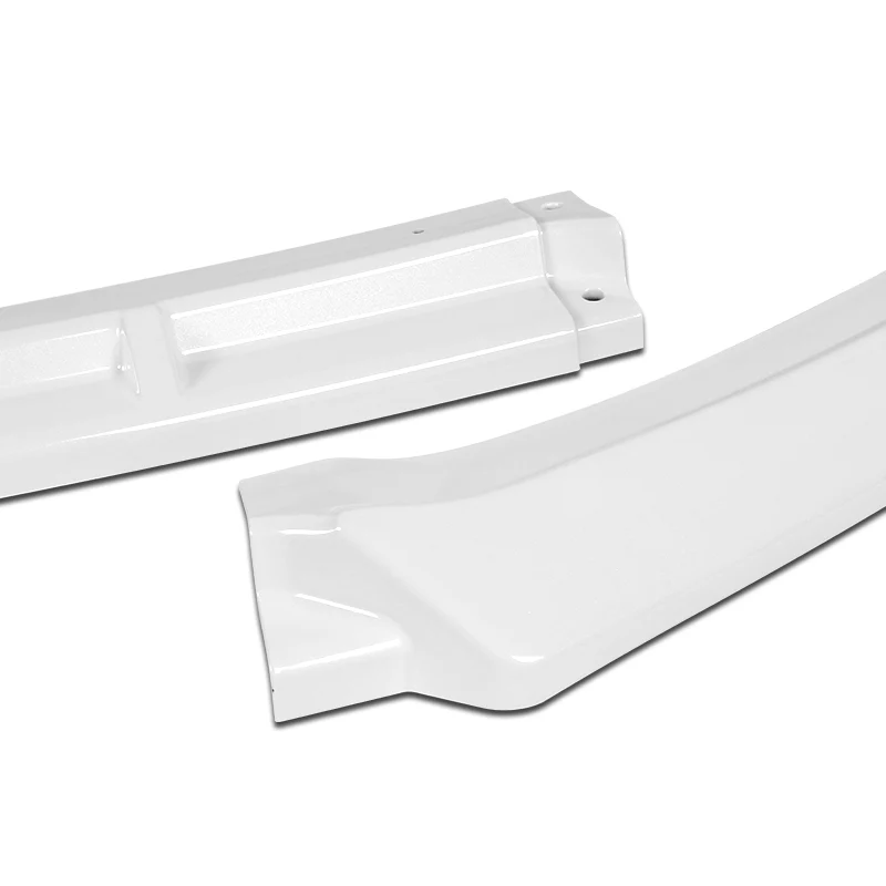 For 2017-2021 Honda Civic Si Coupe Sedan 3-PCS Painted White Front Bumper Spoiler Lip - Image 2