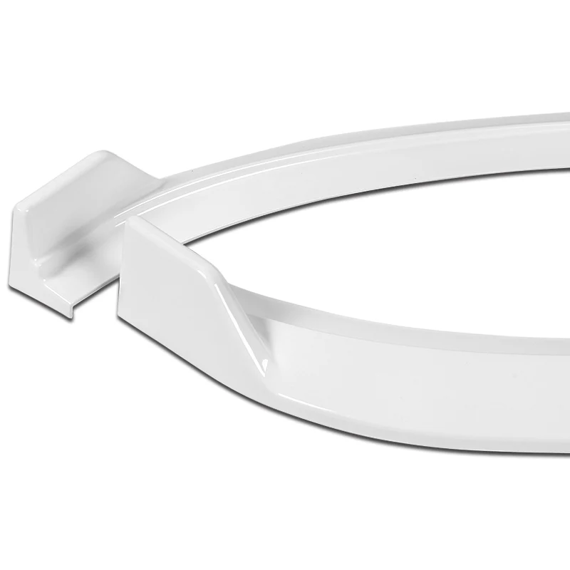 For 2017-2022 Hyundai IONIQ STP-Style Painted White 3-Piece Front Bumper Body Spoiler Splitter Lip Kit - Image 2