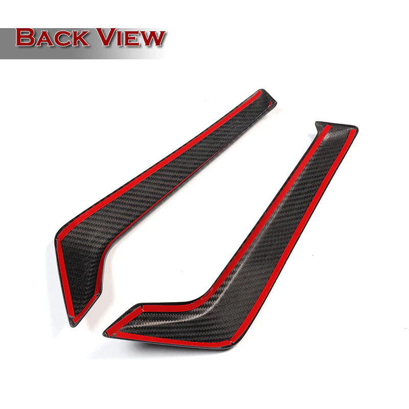 For 2017 – 2022 Infiniti Q60 Coupe Side Sport Fender Vent Garnish Trim -Real Carbon Fiber - Image 4