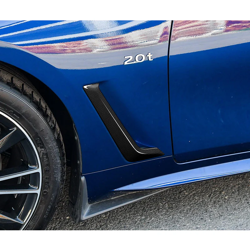 For 2017 – 2022 Infiniti Q60 Coupe Side Sport Fender Vent Garnish Trim -Real Carbon Fiber - Image 6