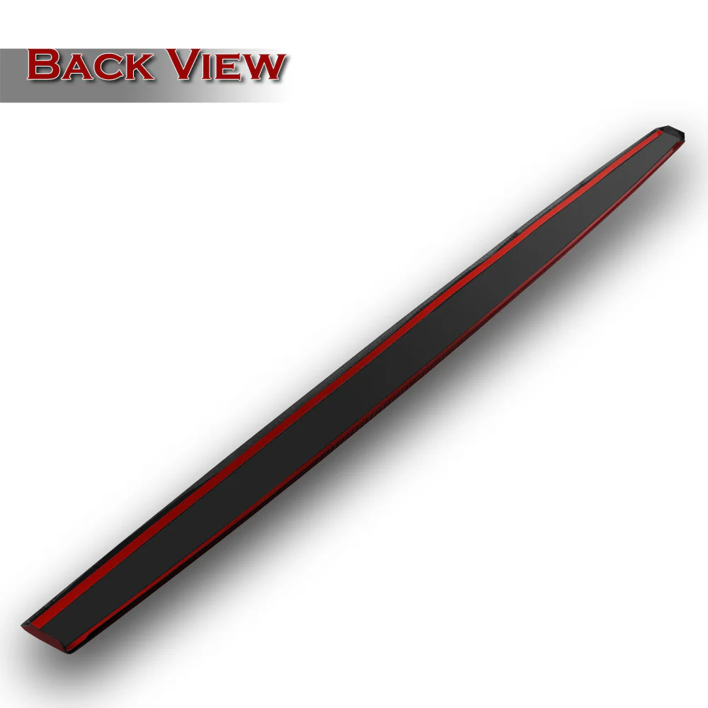 For 2017 - 2023 Tesla Model 3 / Model Y Real Carbon Fiber Dashboard Panel Interior Trim Strip Wrap Cover -Black Carbon Fiber - Image 4