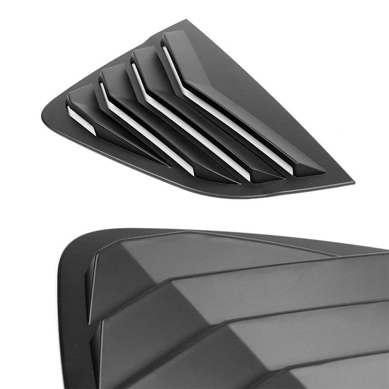 For 2017 - 2024 Mazda MX-5 Miata ABS Side Window Louvers Scoop Sun Shade Covers Vent -Black - Image 2